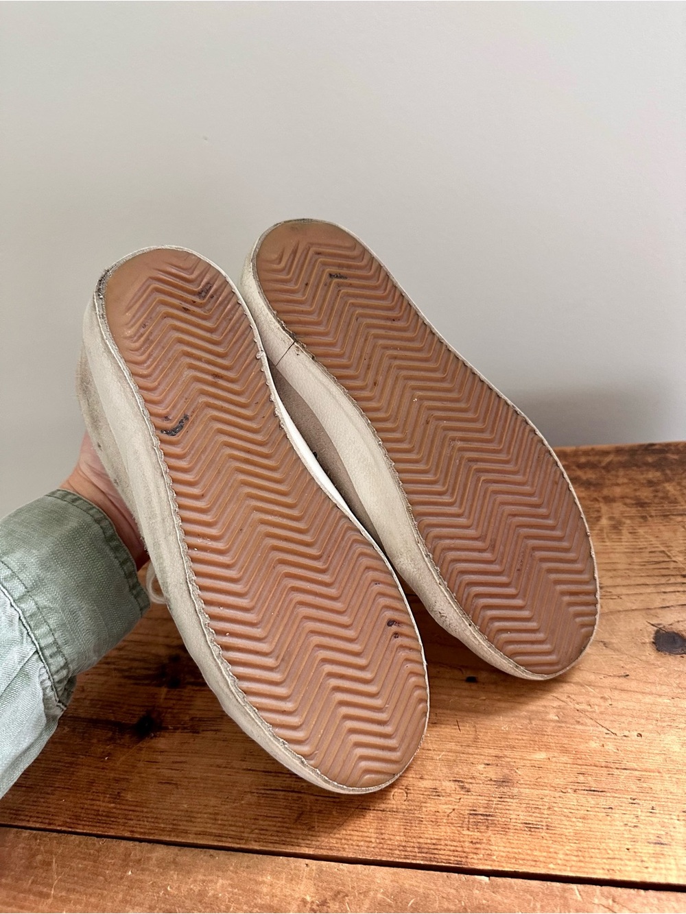 Golden Goose Superstar Tan Suede with Brown Star, Wedge Insole Size 36 Sneakers - Picture 8 of 16